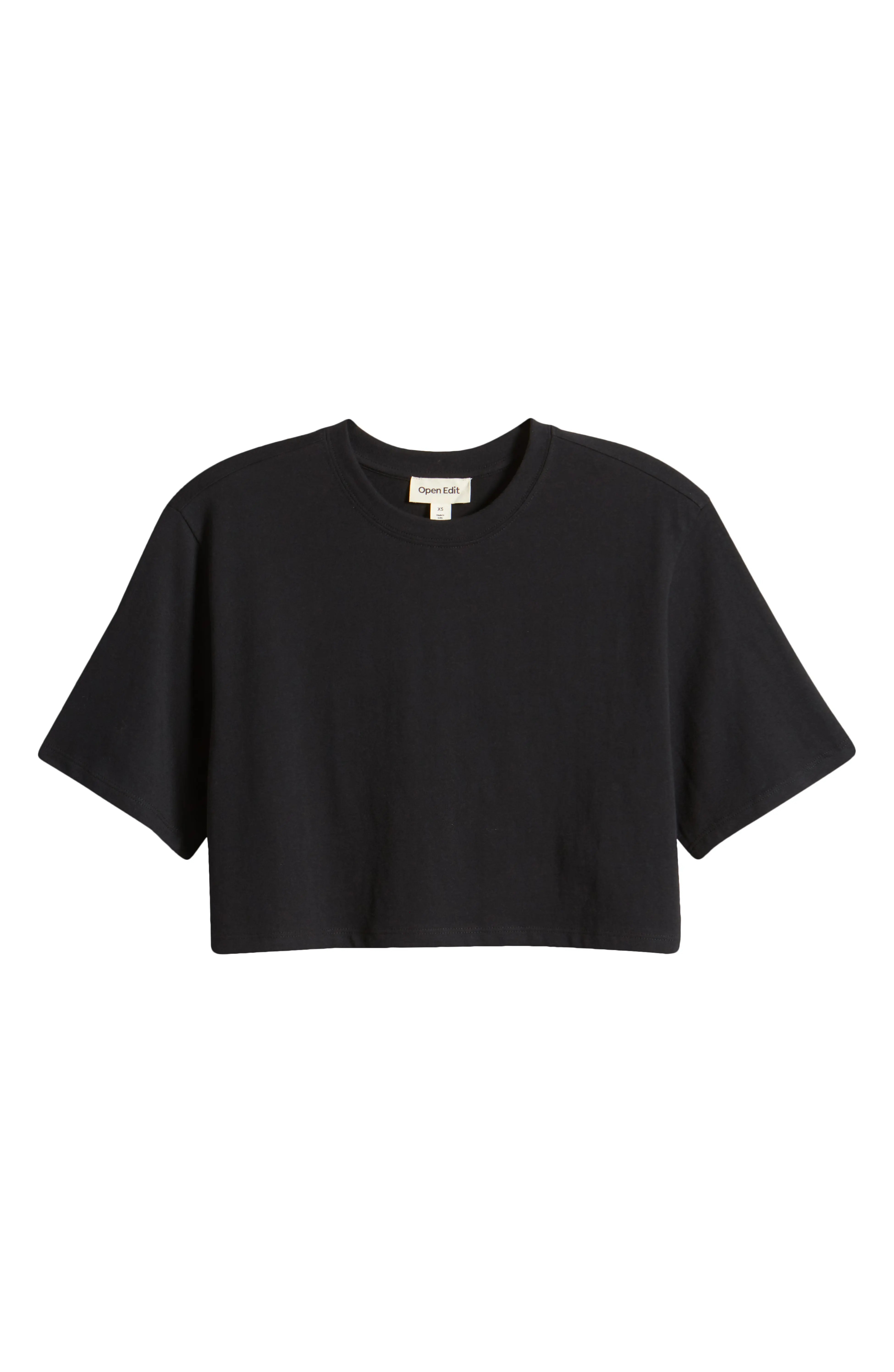 Crewneck Crop Cotton T-Shirt | Nordstrom