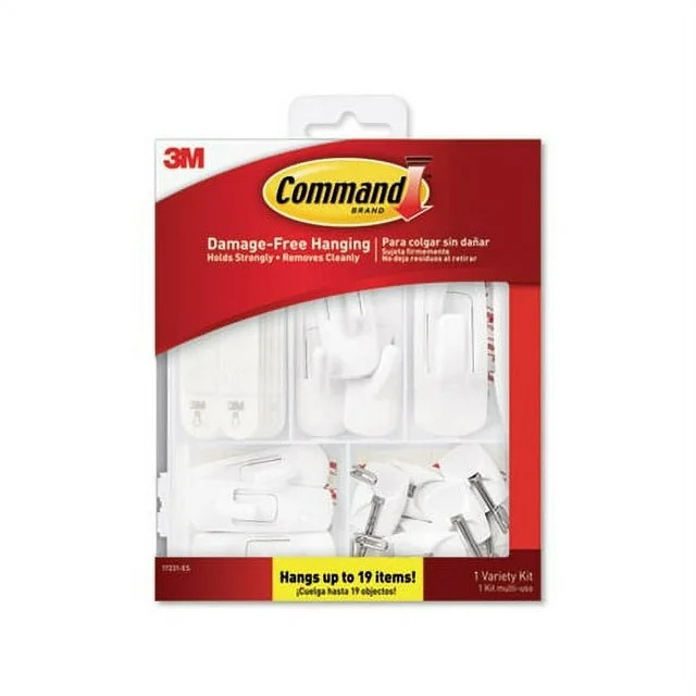 General Purpose Hooks Variety Pack, Assorted Sizes, 54 Pieces/Pack | Walmart (US)