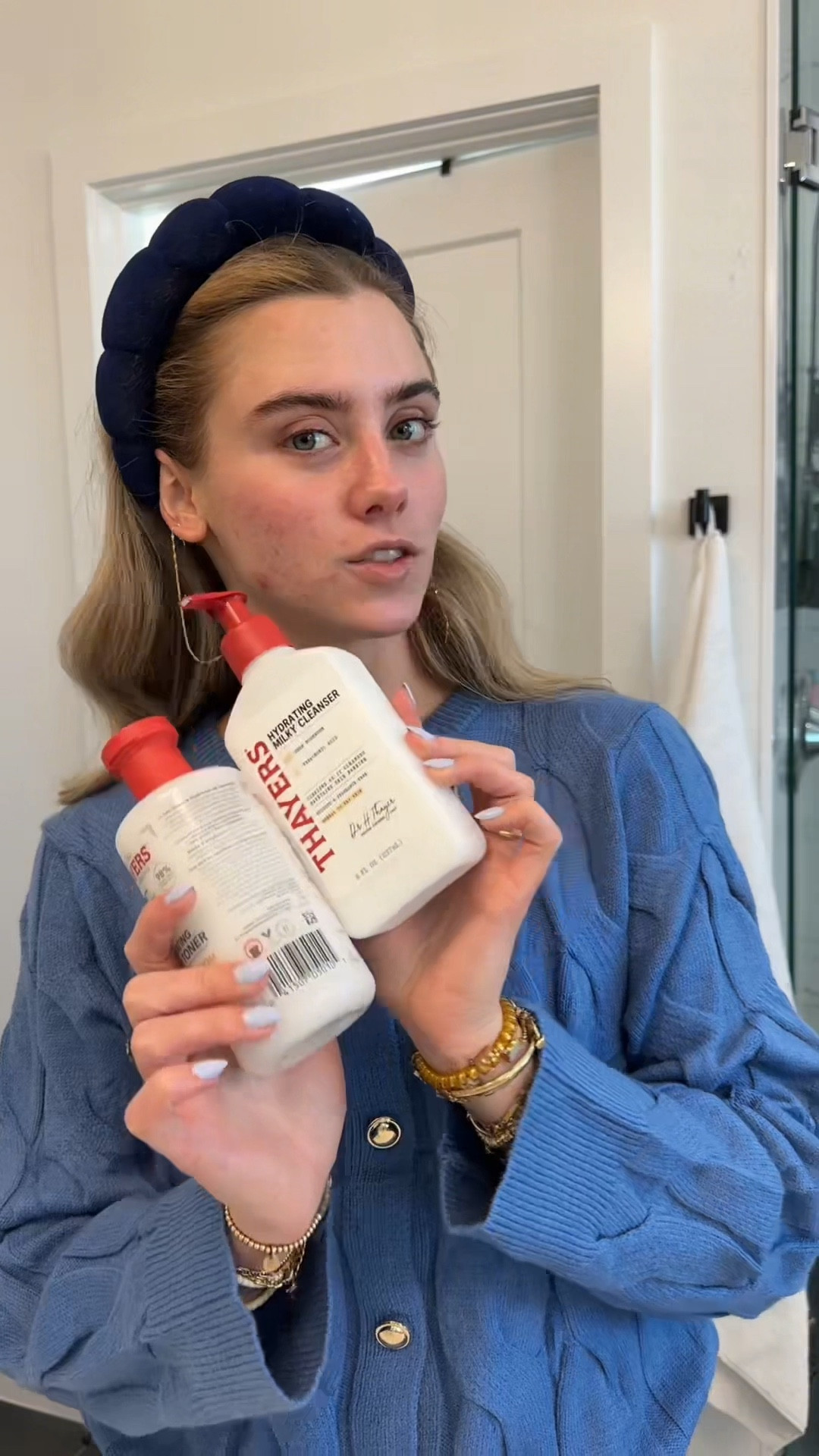 #Ad #TargetPartner last year was the year of fixing up my skin and that included shrinking down my skincare routine during the day keeping things simple and easy both of course affordable too !! This @thayers Milky Cleanser and the Hydrating Milky Toner were perfect for my dry, sensitive, acne prone skin to keep things clean without stripping the skin or disrupting the skin barrier. I got them at @Target  😊 @shop.tlk | Thayers Natural Remedies Hydrating Milky Face Wash: Helps skin feel immediately hydrated and soothed while removing makeup, dirt, oil and impurities. This gentle, milky face cleanser formula, blended with snow mushroom and hyaluronic acid cushions while cleansing to avoid disrupting the skin barrier, leaving skin texture feeling smoother after 1 use. Suitable for dry to sensitive skin and is non-irritating, non-drying, and non-comedogenic. ✨Thayers Hydrating Milky Toner is your one step prep for better looking bare skin. It delivers 48 hours of hydration to cushion, smooth, and prep skin. This gentle, creamy, and hydrating formula, blended with snow mushroom, hyaluronic acid, and elderflower water, soaks into skin, hydrating all day and boosting moisture levels by 35%. There are countless ways to use this skin care toner from head to toe; Thayers toner soothes skin after shaving and waxing, preps skin for makeup, cleanses nails pre-manicure, and calms irritation from sunburns, bug bits, and fresh tattoos. ✨

#Target #ThayersPartner #targetstyle #liketkit #skincare #facewash #cleanser #toner #acneskincare #skincareforacne #affordableskincare #acnefacewash #targetbeauty #targethaul #skincareroutine #grwmskincare #getreadywithme skincare, acne prone skincare, skincare for dry skin, affordable skincare, face wash, toner, cleanser, dry skin skincare, acne tips, acne routine, skincare routine.


#LTKBeauty #LTKselfcare #LTKgrwm
