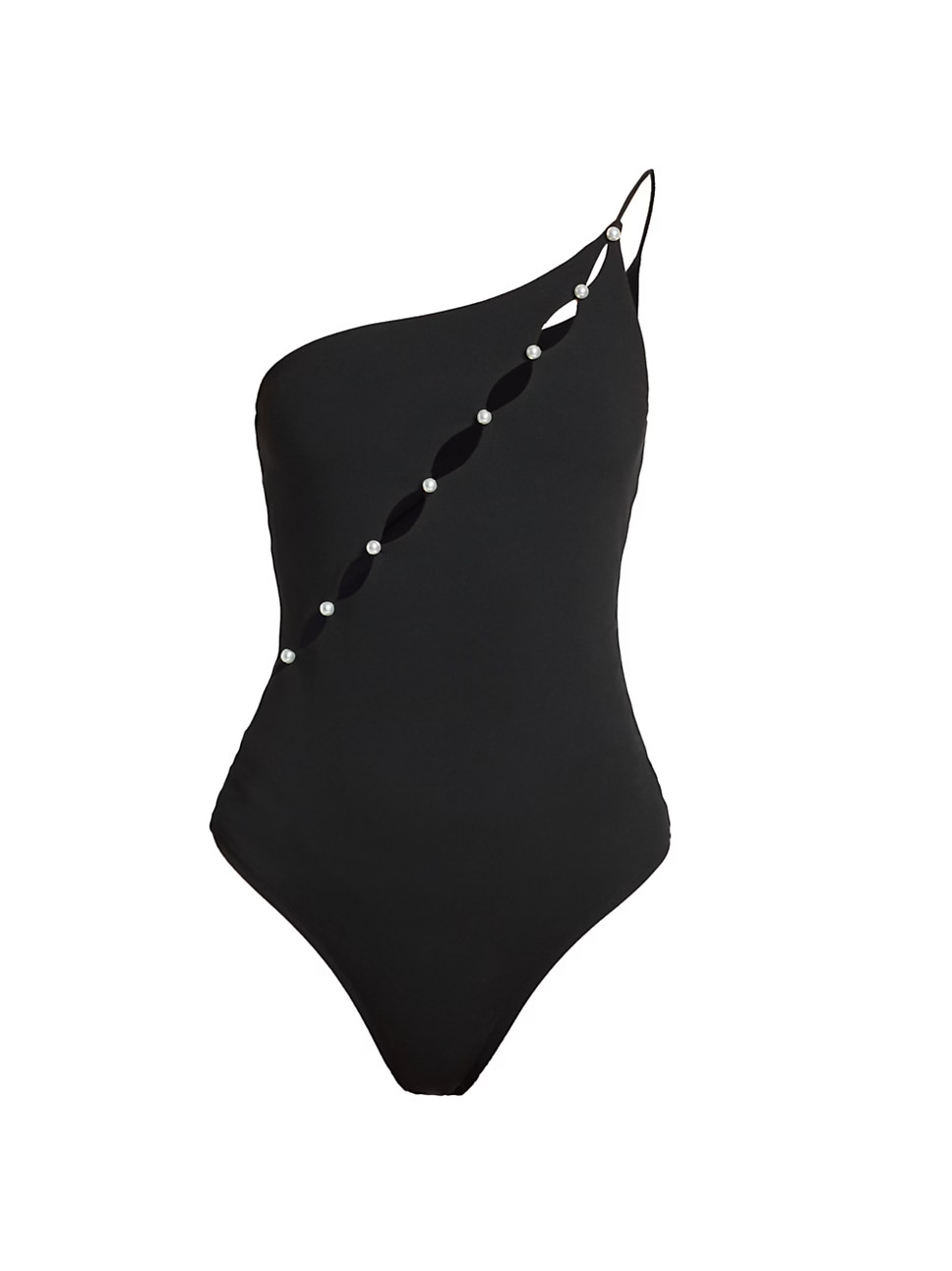 Kalea One-Shoulder Embellished Bodysuit | Saks Fifth Avenue