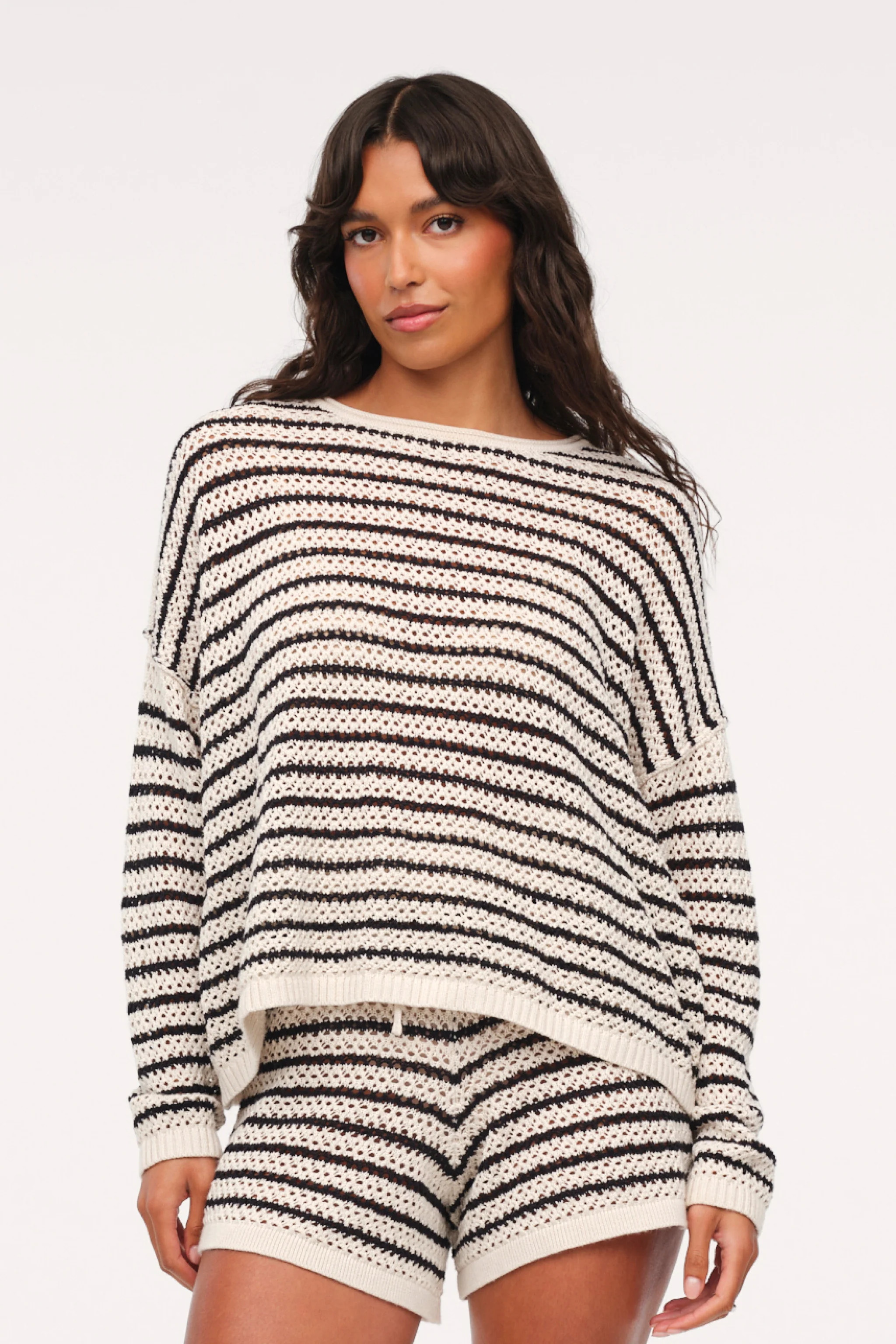 Cotton Crochet Sweater | nuuds