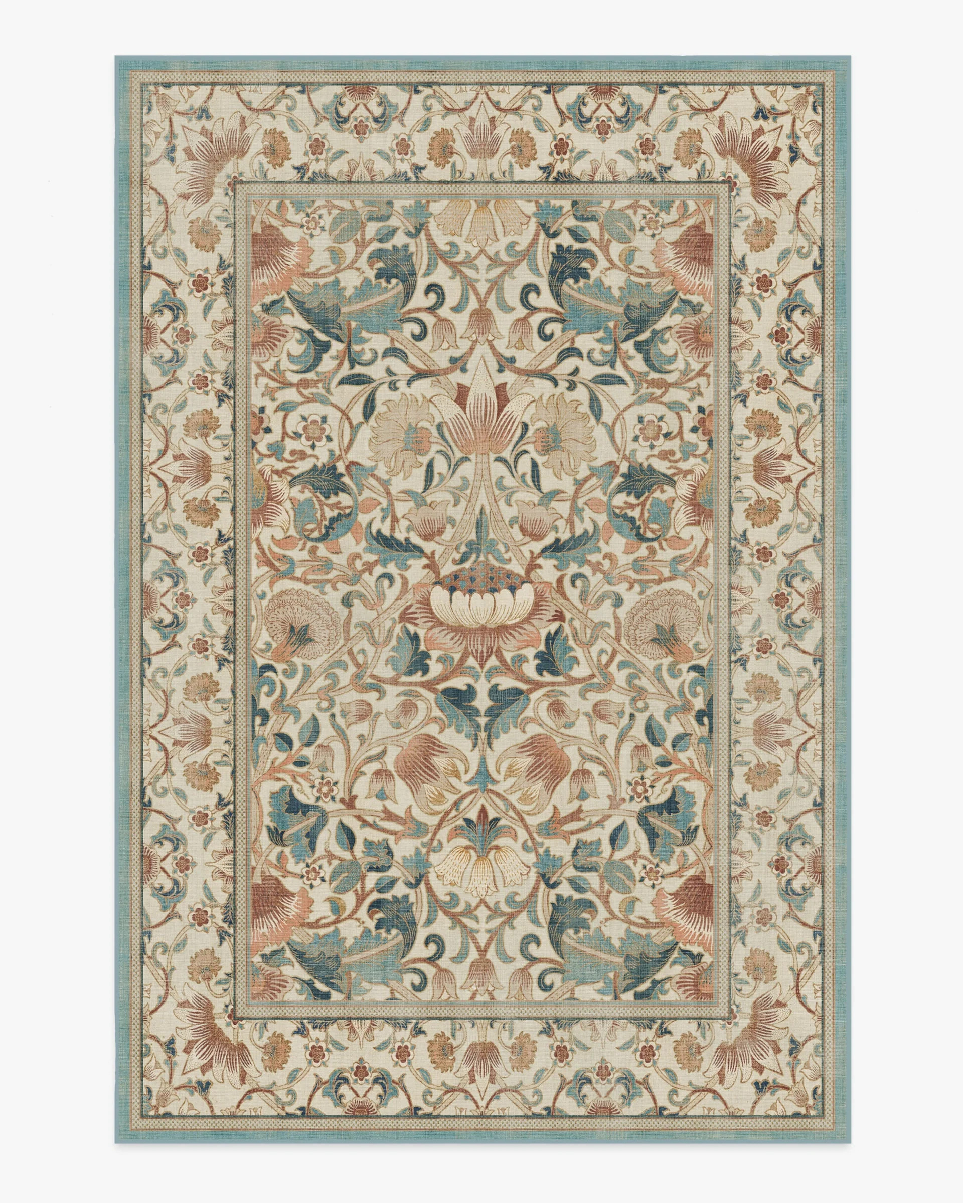 Lodden Soft Evergreen & Gold Rug | Ruggable