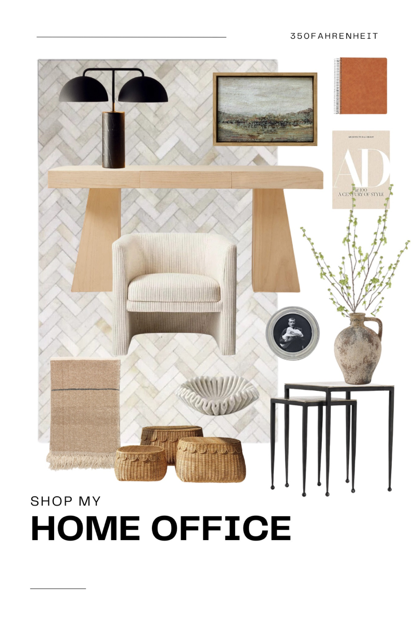 Linking all my home office pieces! I’ve had this desk for 5 years and love it — perfect size for my WFH set-up and so stylish. Love that CB2 still sells it, and even found a dupe in black!#LTKSpring 

#LTKStyleTip #LTKHome