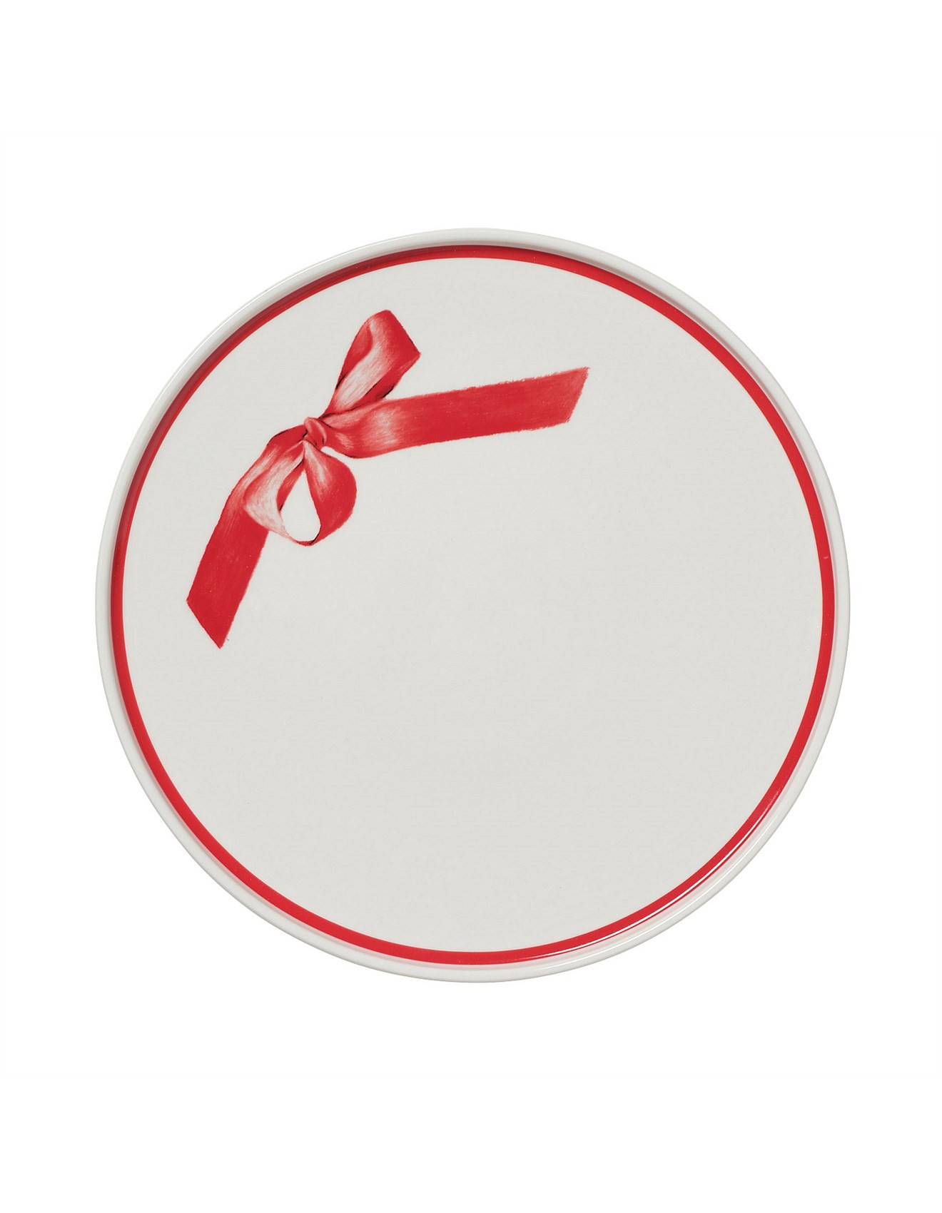 Red Bow Plate 26cm | David Jones (Australia & New Zealand)