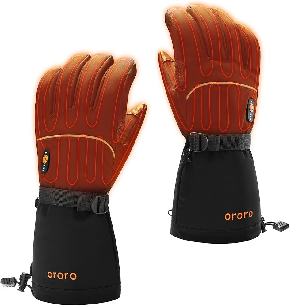 ORORO Heated Gloves for Women and Men, Rechargeable Heated Motorcycle Ski Gloves (Charger Not Inc... | Amazon (US)