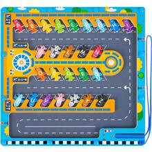 Magnetic Alphabet Maze, Toddler Montessori Toys For 2 3 4 5 Years Old Boys Girls, Wooden Kids Magnetic Puzzle Board, Preschool Learning Toys For Ages | SHEIN