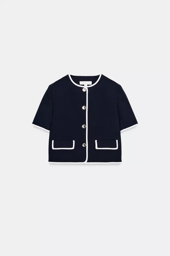 SHORT SLEEVE BLAZER | Zara UK