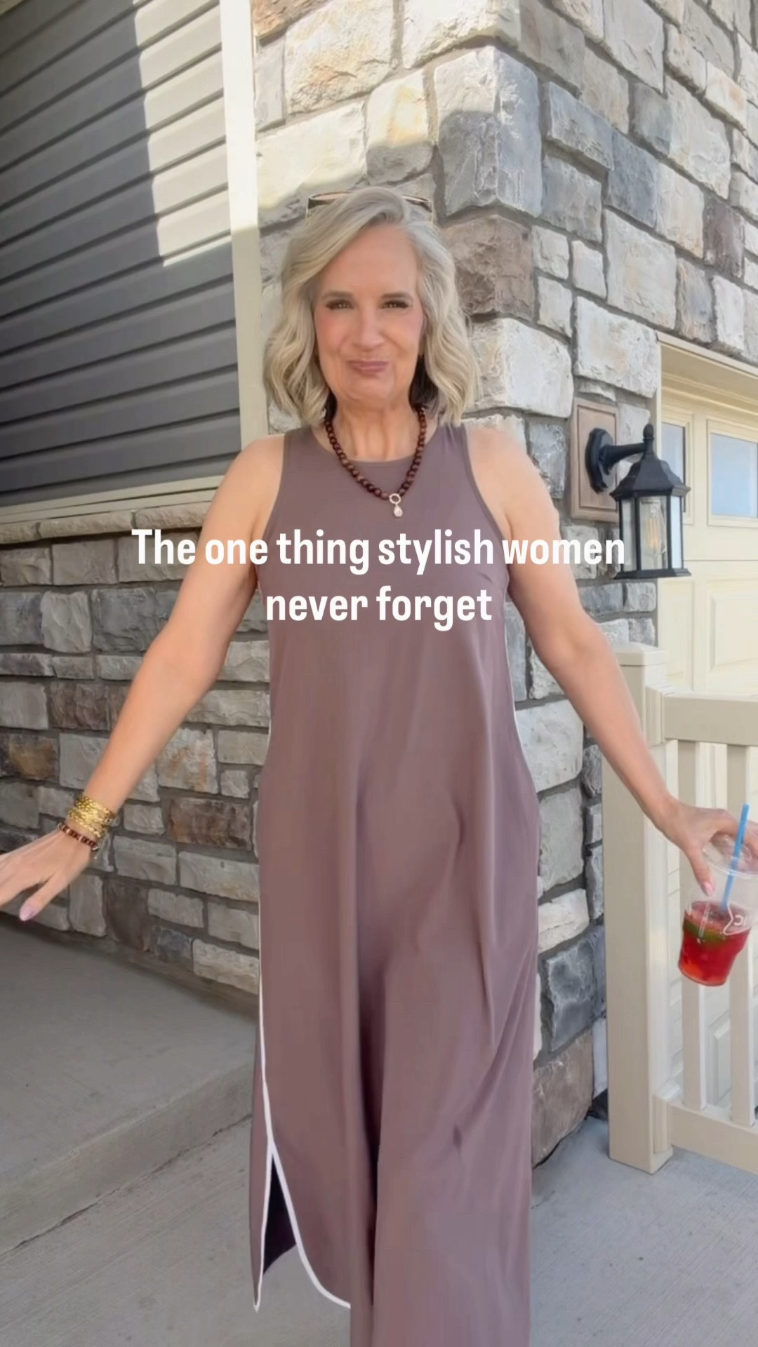 Don’t forget the jacket!
Dress is on sale- wearing a S
Athleta, maxi dress, summer style, over 50, style tips, fashion tips, elevated casual

#LTKootd #LTKOver40 #LTKSaleAlert