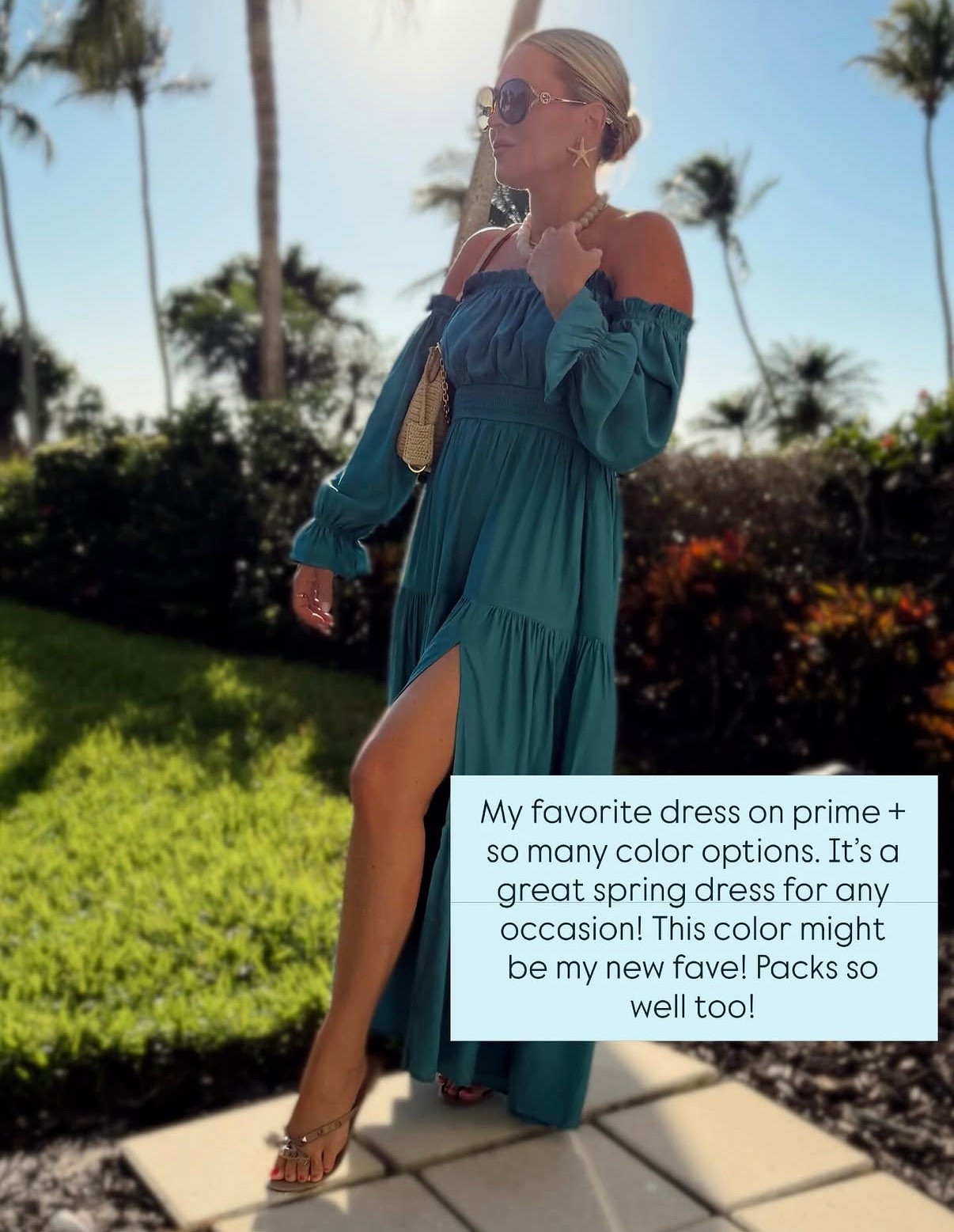 A fave maxi dress of mine. Goes everywhere I go! Lots of colors and I think I own them all  🤍.

Maxi dress. Blue dress. Resort wear. Spring dress.  

#LTKSeasonal #LTKootd