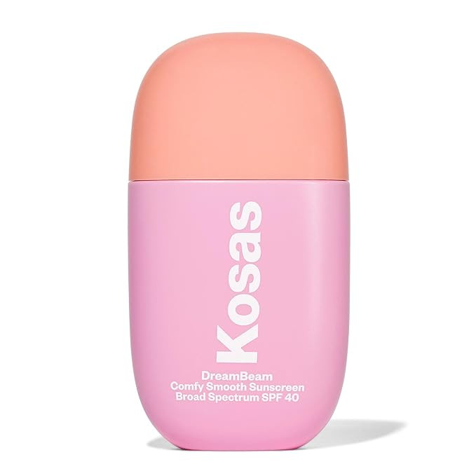 Kosas DreamBeam Mineral Sunscreen SPF 40 - Smooth Liquid Sun Protection for Face - Lightweight Ma... | Amazon (US)
