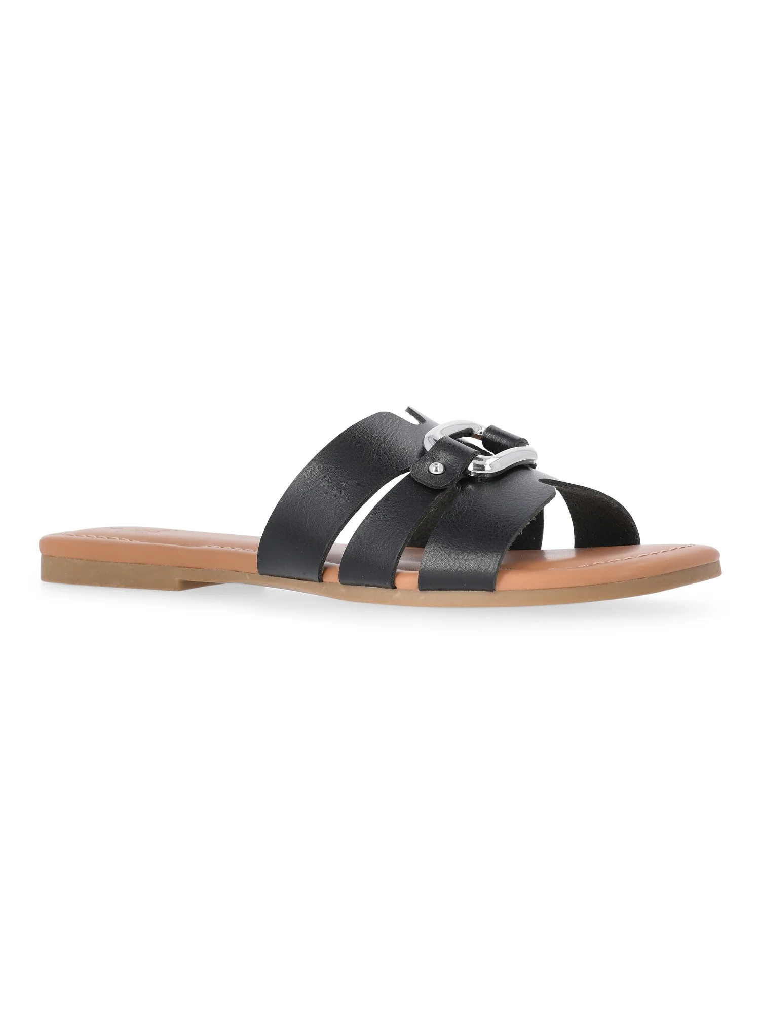 Time and Tru Women's Hardware Slide Sandals | Walmart (US)