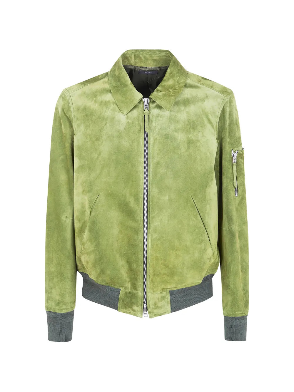 TOM FORD suede bomber jacket - Green | Farfetch Global