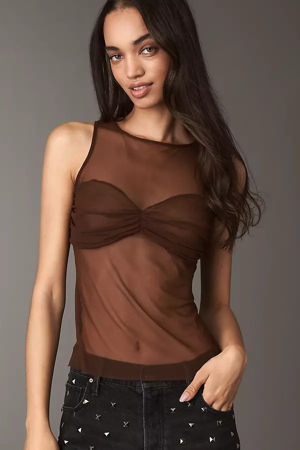 Sheer Tank Top | Anthropologie (US)