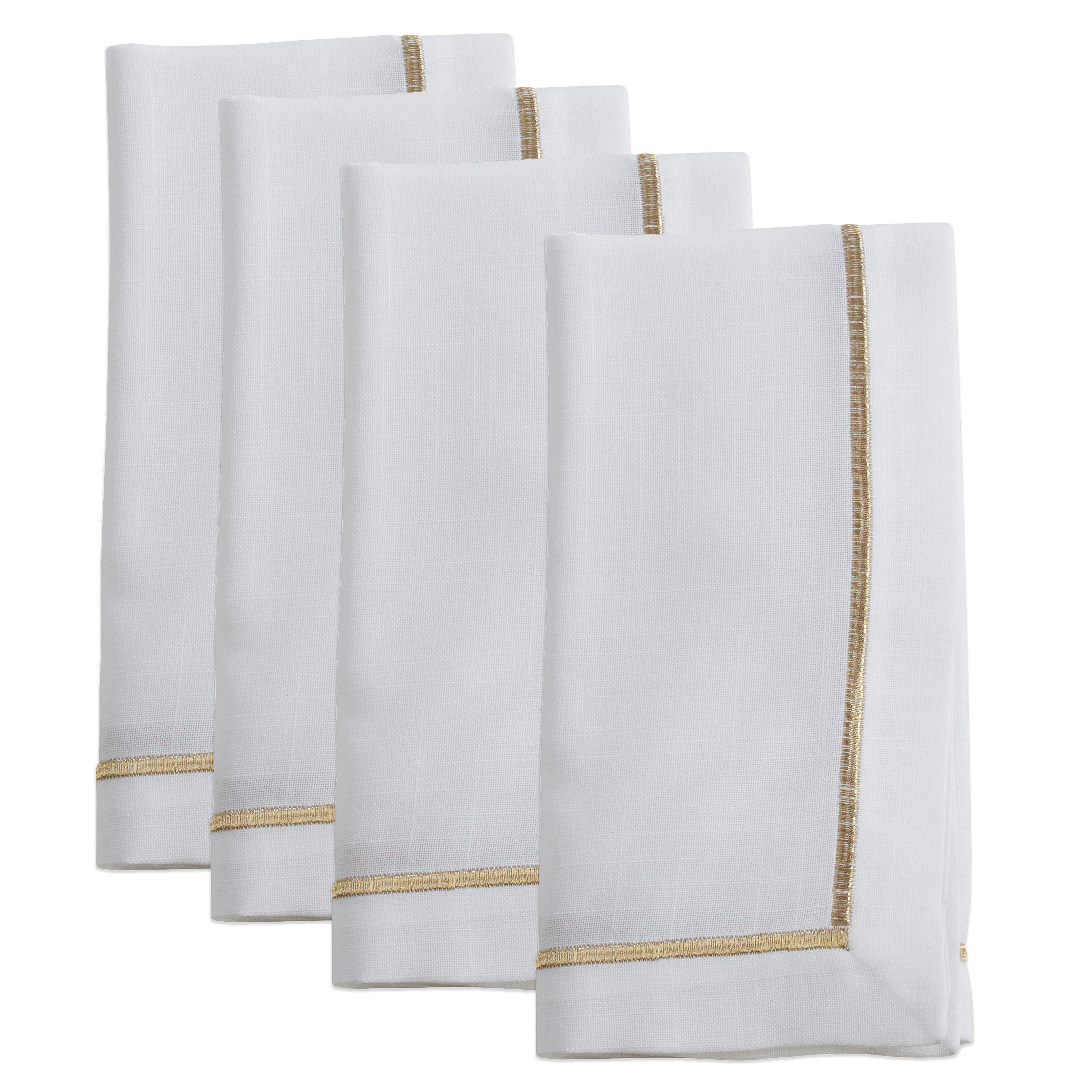 Odelle Polyester No Pattern Napkin (Set of 4) | Wayfair North America