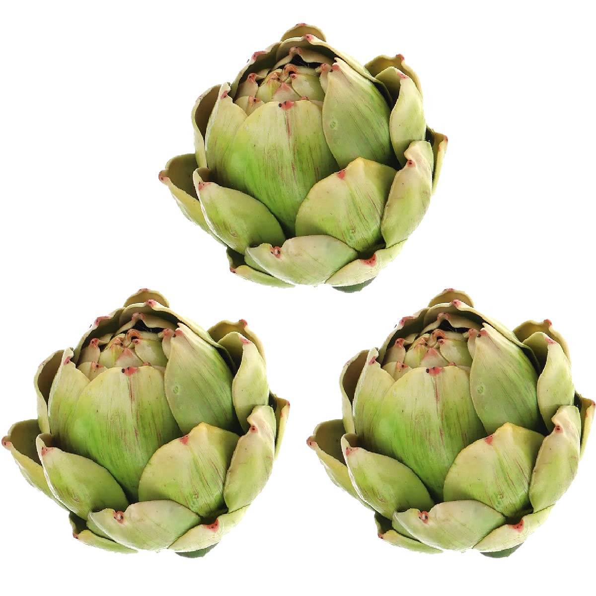 3Pcs Large Green Faux Artichoke Fake Artichoke Decor Artificial Vegetable and Fake Fruit Realisti... | Amazon (US)