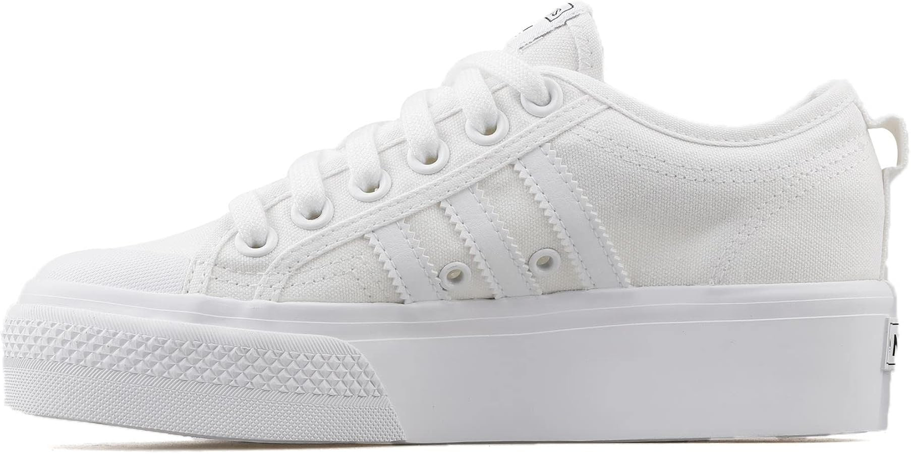 adidas Originals Nizza Platform EU 40 2/3 White White | Amazon (US)