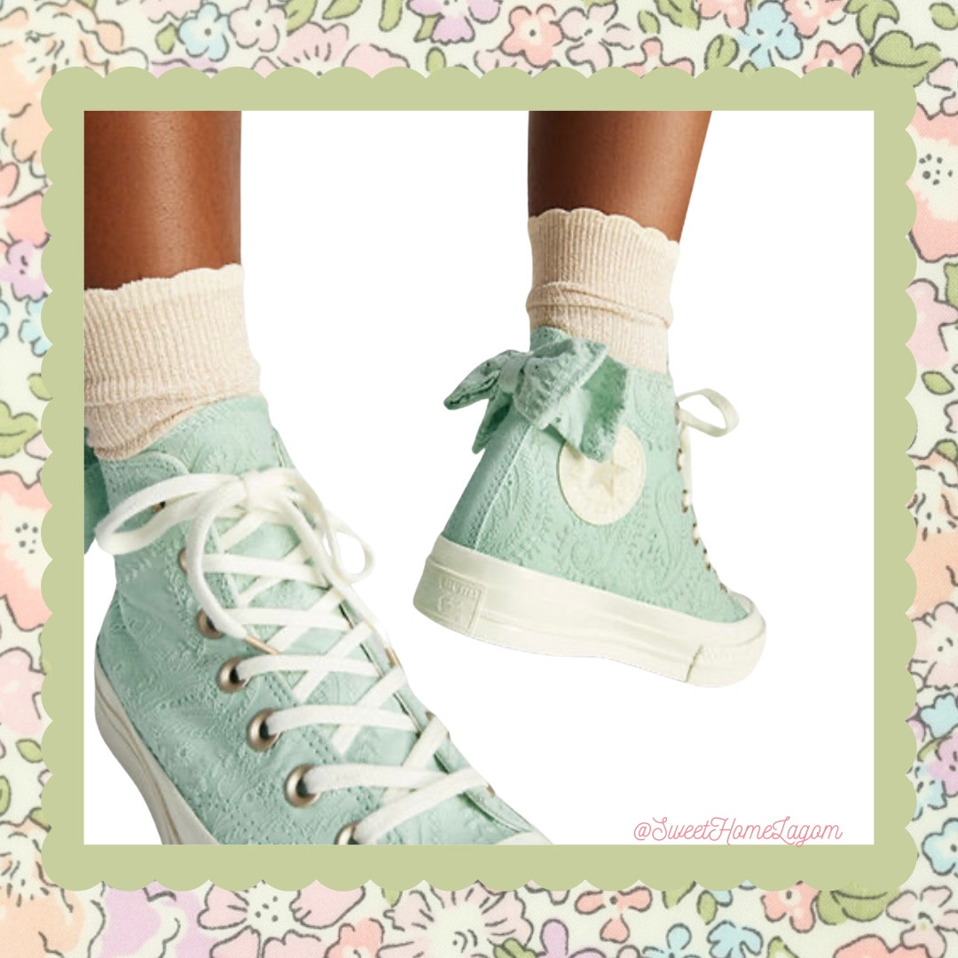 I’ve never been much of a Converse Chucks girl but I might be now!! 


decor inspiration | grandmillennial | southern living | chinoiserie | home decor | coastal | traditional | classic | granny chic | blue and white | pink bows | ruffle | preppy style | winter outfit | sneakers | living room | bedroom | jeans | bedding | lilly pulitzer | girly | loveshackfancy | caitlin wilson | tablescape | florals | converse | bows | chucks

#LTKfindsunder100 #LTKshoecrush #LTKstyletip
