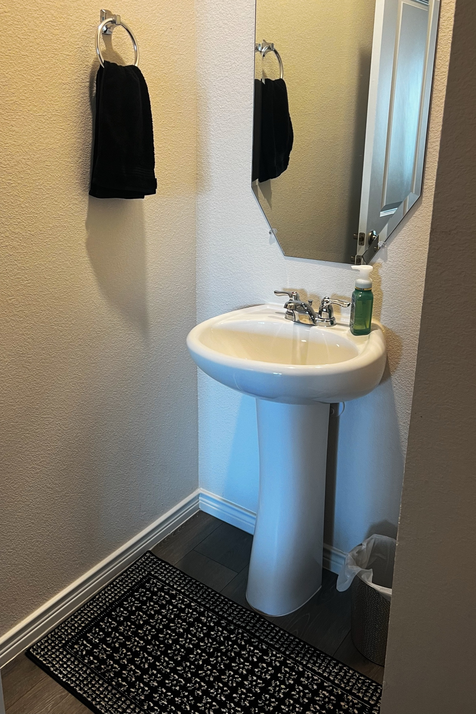 Half bath decor updates 🖤

#LTKFindsUnder50