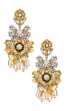 Elizabeth Cole Charlie Earrings in Gold from Revolve.com | Revolve Clothing (Global)