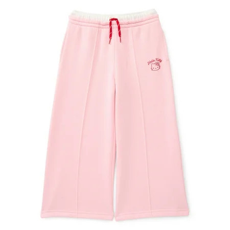 Wonder Nation x Hello Kitty Toddler Girls Graphic Sweatpants with Embroidery, Sizes 12M-5T | Walmart (US)
