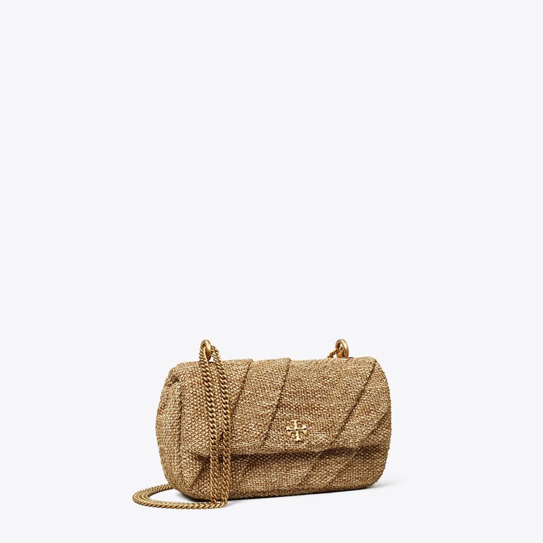 Tory Burch Mini Kira Draped Raffia Flap Bag | Tory Burch (US)