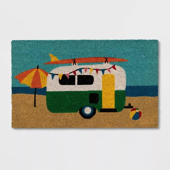 1'6"x2'6" Beach Camper Doormat Natural - Sun Squad™ | Target