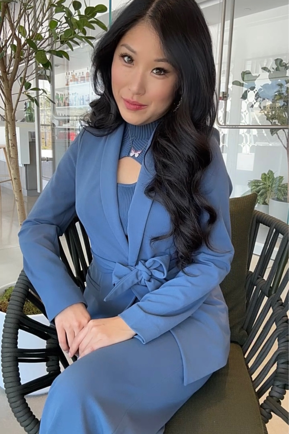 Feel sophisticated and stylish jn this matching Indigo slip on blazer and wide leg pant! 

This material is so soft to the touch that lets you be comfortable as you work, go to meetings or lunch with a friend! 

White House Black Market 

#LTKworkwear