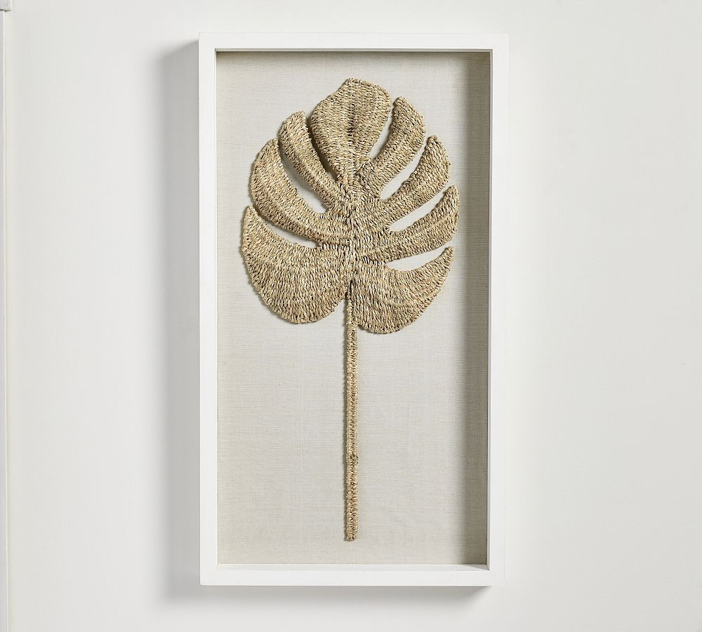 Woven Leaf Shadow Box | Pottery Barn (US)