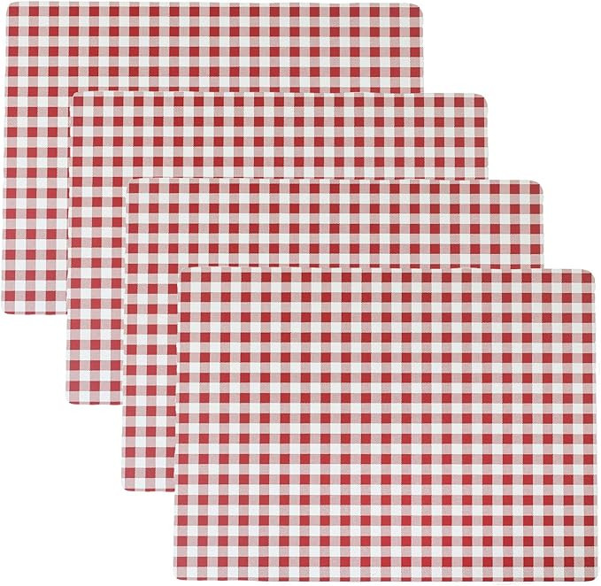 Benson Mills Cork Placemats Set of 4, Thick Cork Place Mats for Kitchen and Dining Tables, Easy C... | Amazon (US)