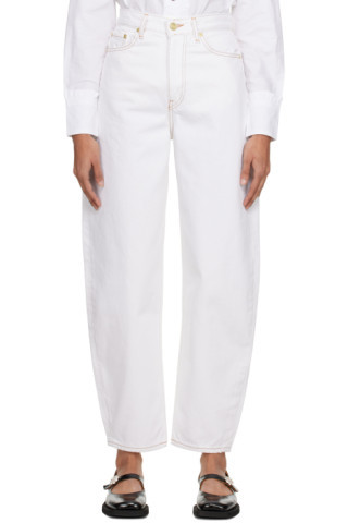White Stary Jeans | SSENSE