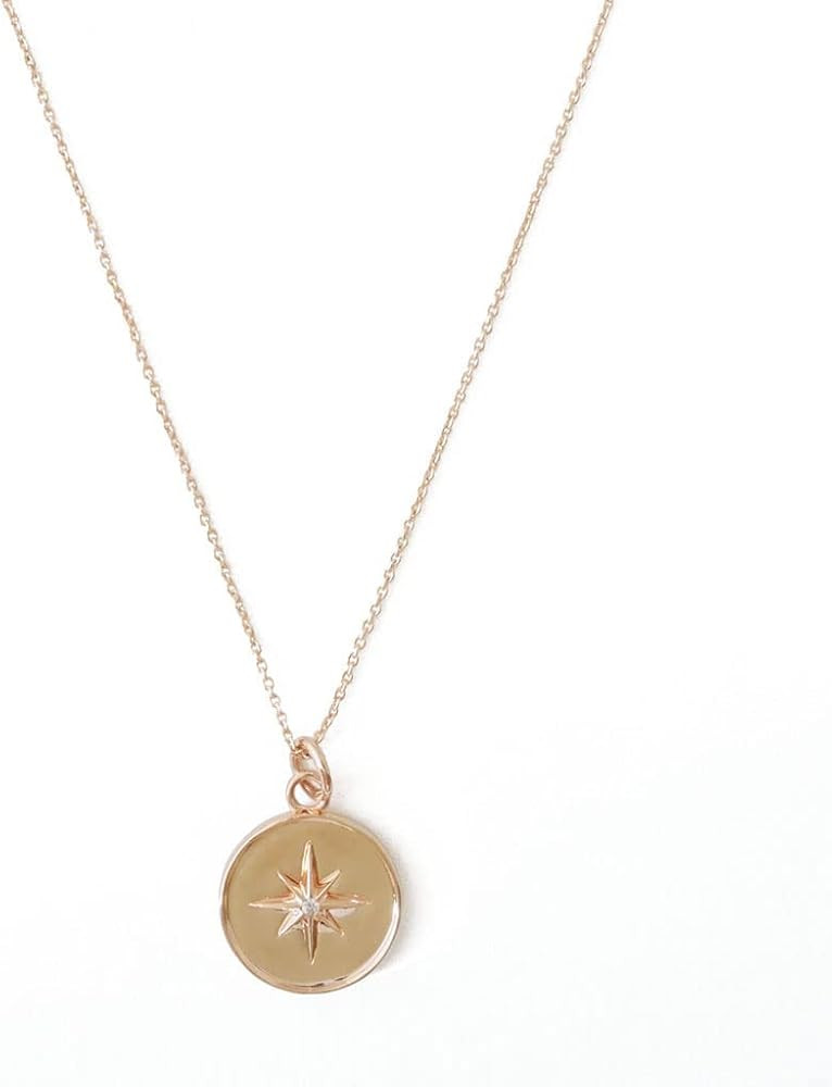HONEYCAT Starburst Pendant Necklace in Gold, Rose Gold, or Silver | Minimalist, Delicate Jewelry | Amazon (US)