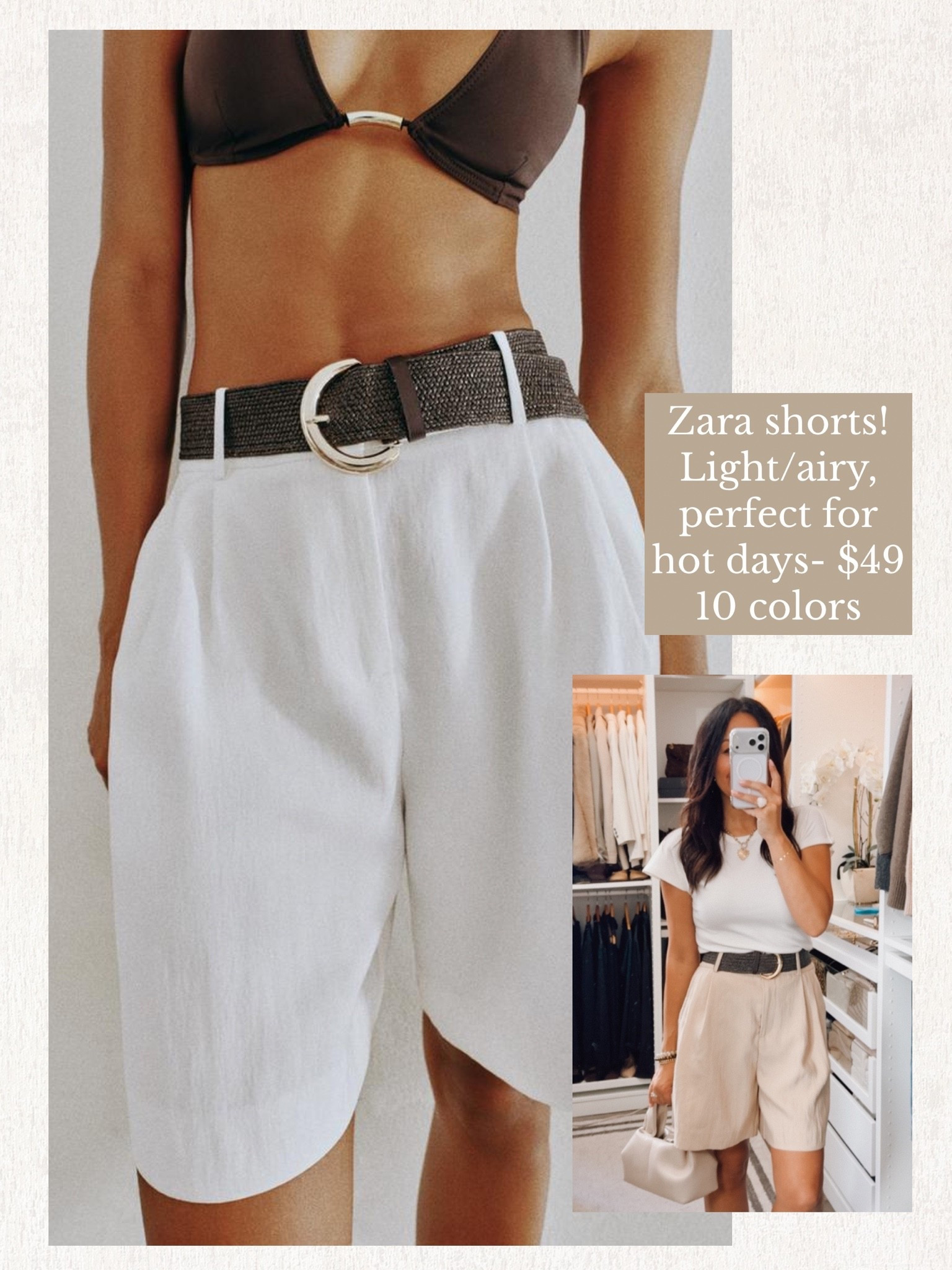 Zara shorts.. 5 colors⭐️ Fit TTS

#LTKootd #LTKOver40
