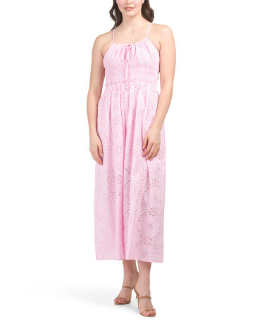 Sleeveless Eyelet Day Dress | TJ Maxx