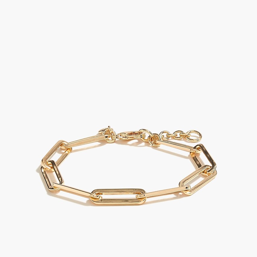 Paper-clip link bracelet | J.Crew Factory