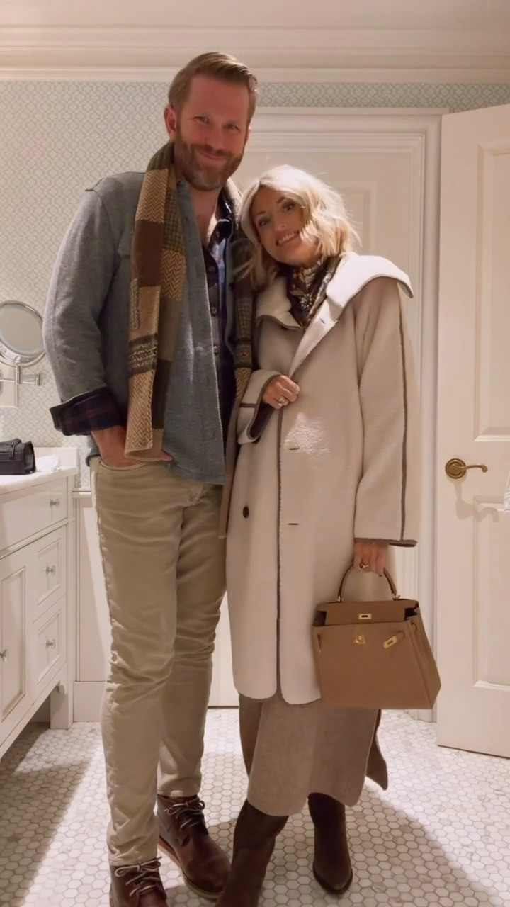 I’ve had this sweater dress since last year and still love it! It works great still with the bump! Layered over this Sherpa fleece coat I’ve worn a lot this year! Wearing XS!

Loverly Grey, mountain weekend, date night, men’s outift, Sherpa coat, sweater dress, maternity outfit 

#LTKSeasonal