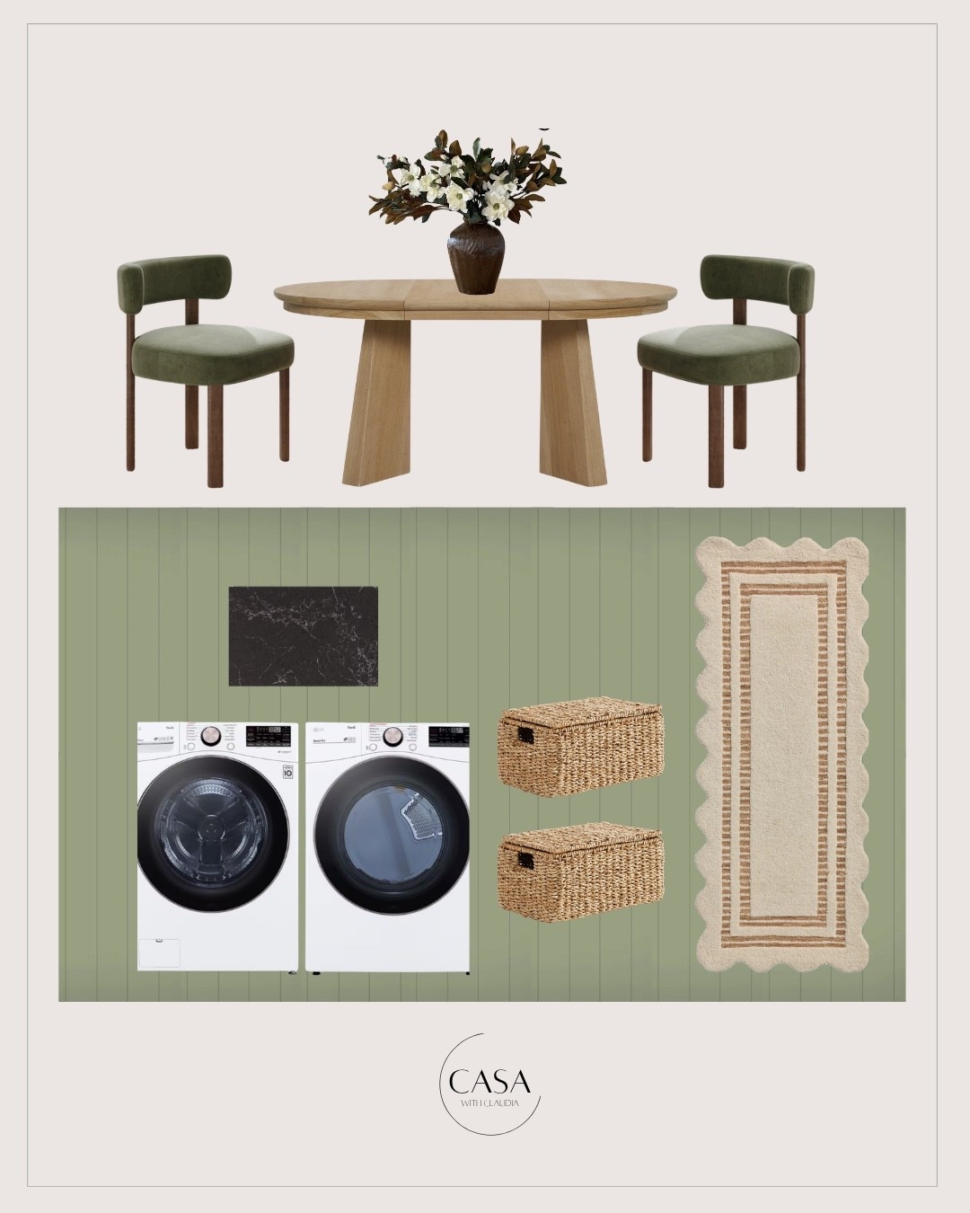 Dinning/laundry room virtual design! 

#LTKHome