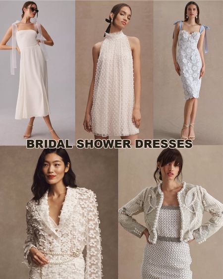 Dresses we love for your bridal shower or rehearsal dinner 

#LTKwedding #LTKstyletip