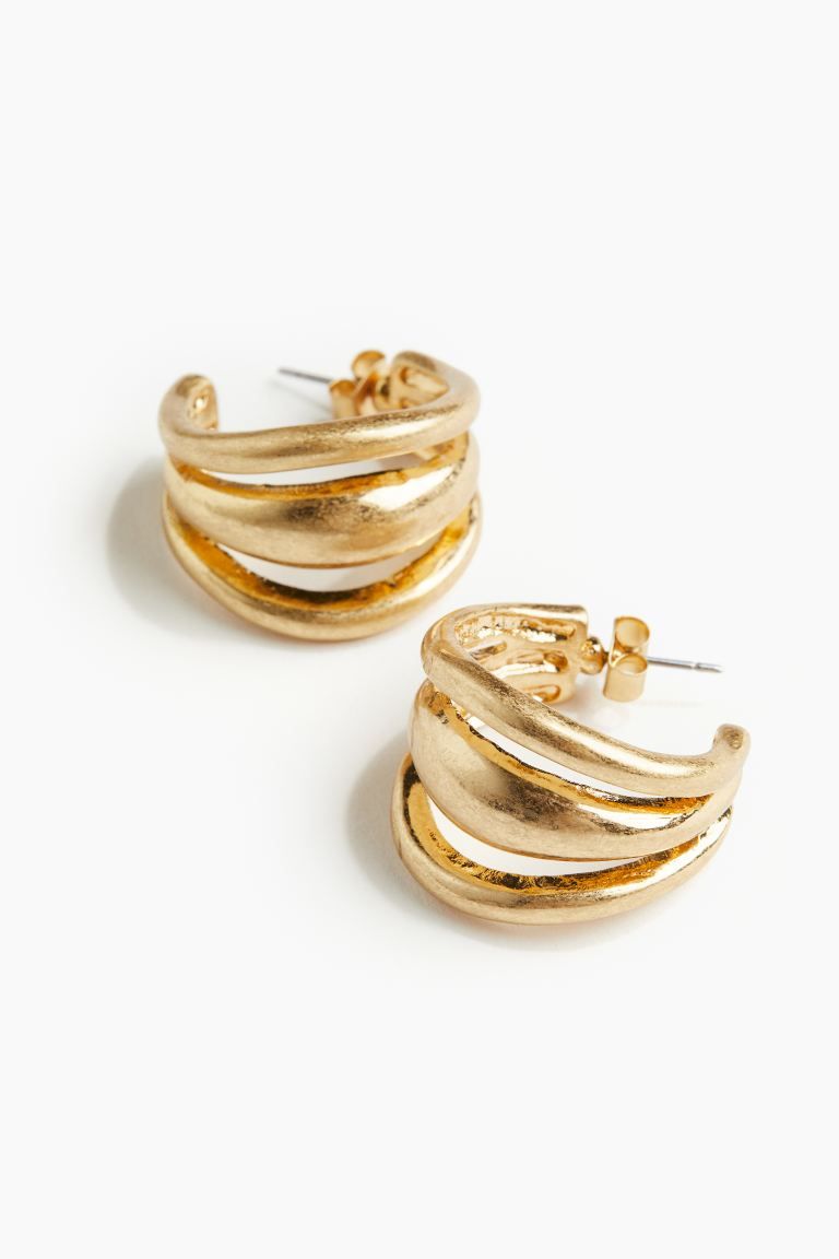 Hoop Earrings - Gold-colored - Ladies | H&M US | H&M (US + CA)