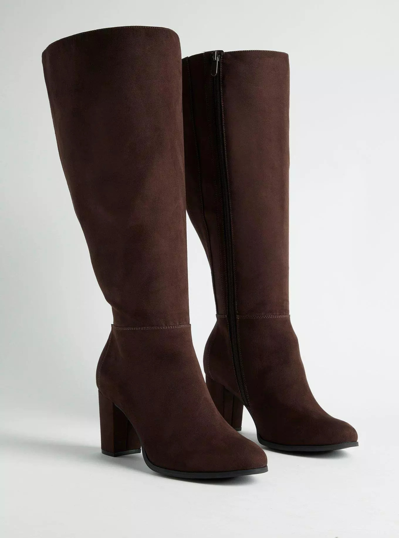 Almond Toe Heel Knee Boot (WW) | Torrid (US & Canada)