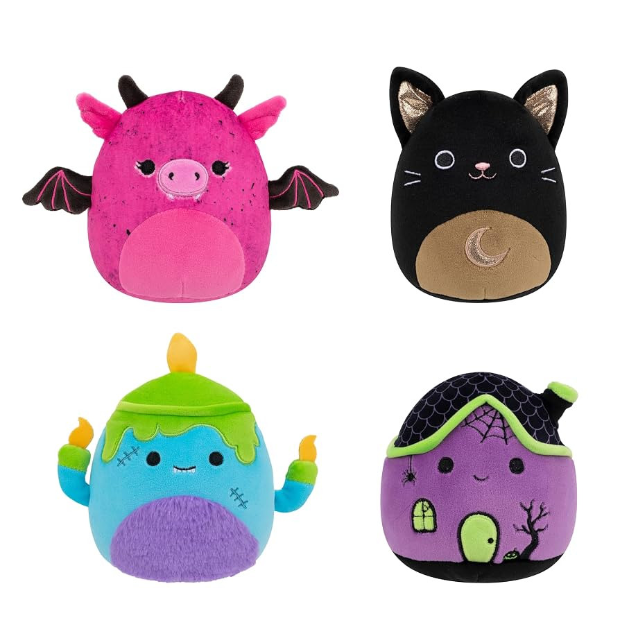 Squishmallows Original Halloween 4-Pack – Official Jazwares Plush (Little) (Amazon Exclusive) | Amazon (US)