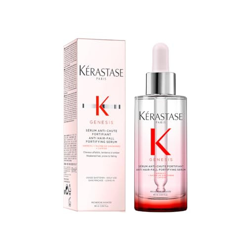 Kérastase Genesis Hair Serum, Nourishing & Fortifying Leave-In Conditioner, For Weakened Hair, With Ginger Root & Edelweiss Flower, Sérum Anti-Chute Fortifiant, 90 ml | Amazon (UK)