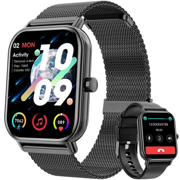 Mingdaln Smart Watch fits for Android and Iphone, IP68 Waterproof, Suitable for Women Men 100+Spo... | Walmart (US)