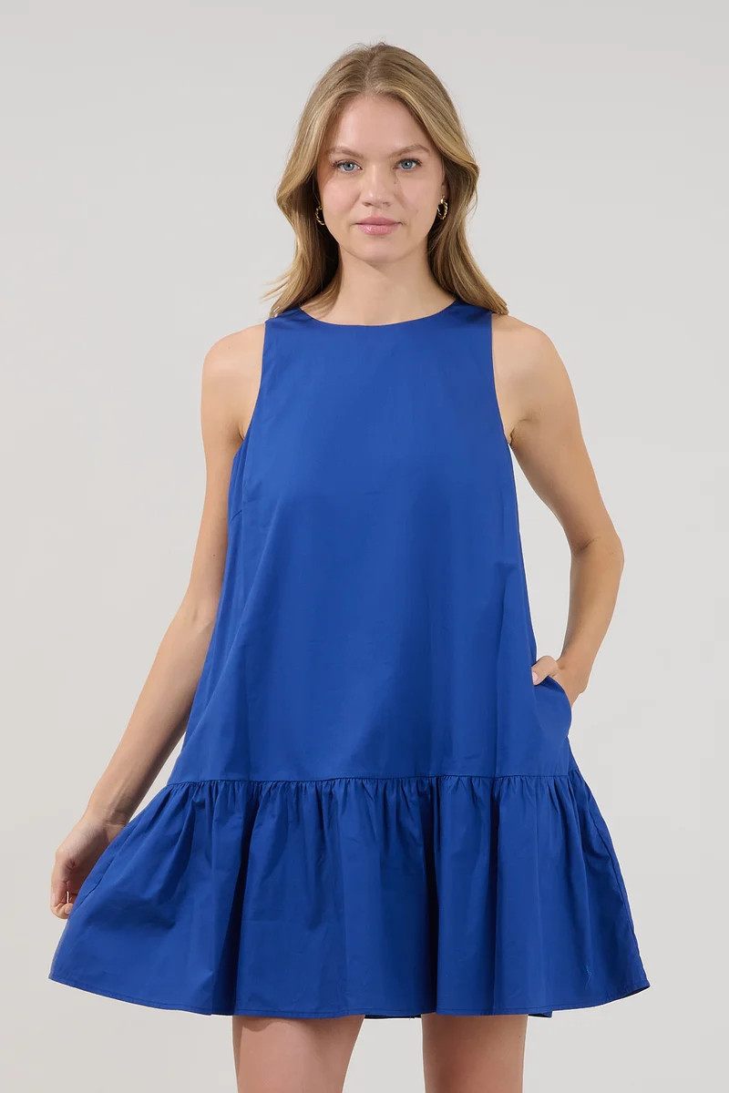 Cala Shift Drop Waist Mini Dress | Sugarlips