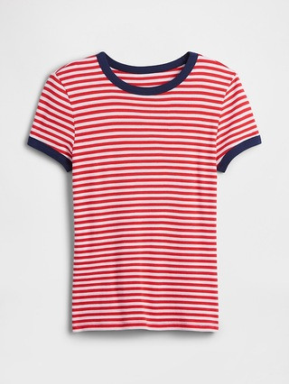 Modern Ribbed Crewneck T-Shirt | Gap Factory