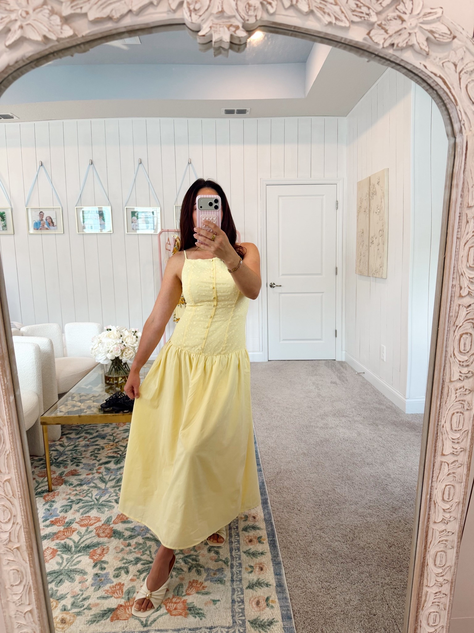This target dress just speaks to me!!💛Butter yellow free people inspired dress that is so nice in person!!! True to size. Wearing small and just over 5’4” tall. It’s figure flattering and looks so luxe. Would be a perfect Mother’s Day dress or even everyday dress for spring and summer  

#LTKSeasonal #LTKMothersDay #LTKootd