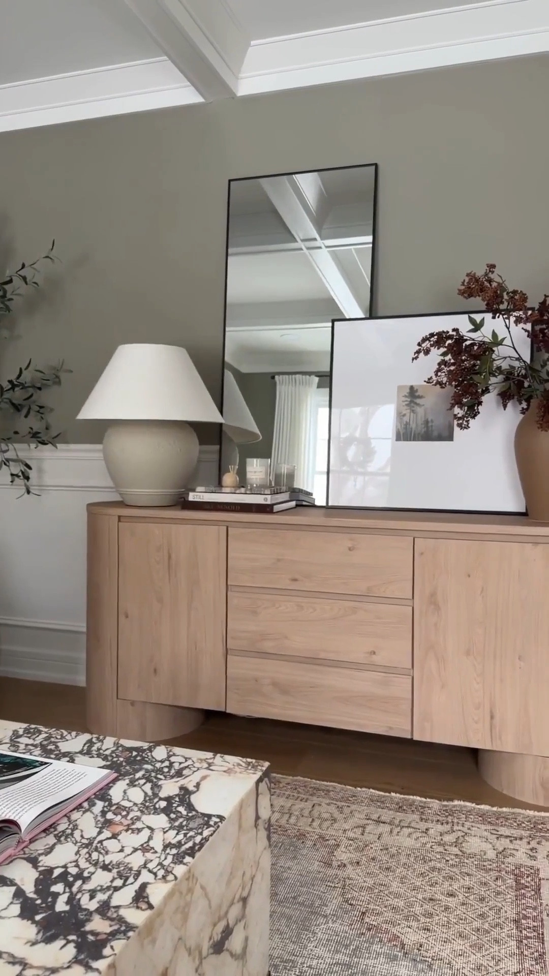 The sideboard always shocks people! Nobody believes that it’s from Amazon. High quality, a beautiful finish, and from Amazon! So so good. 

#LTKSaleAlert #LTKHome