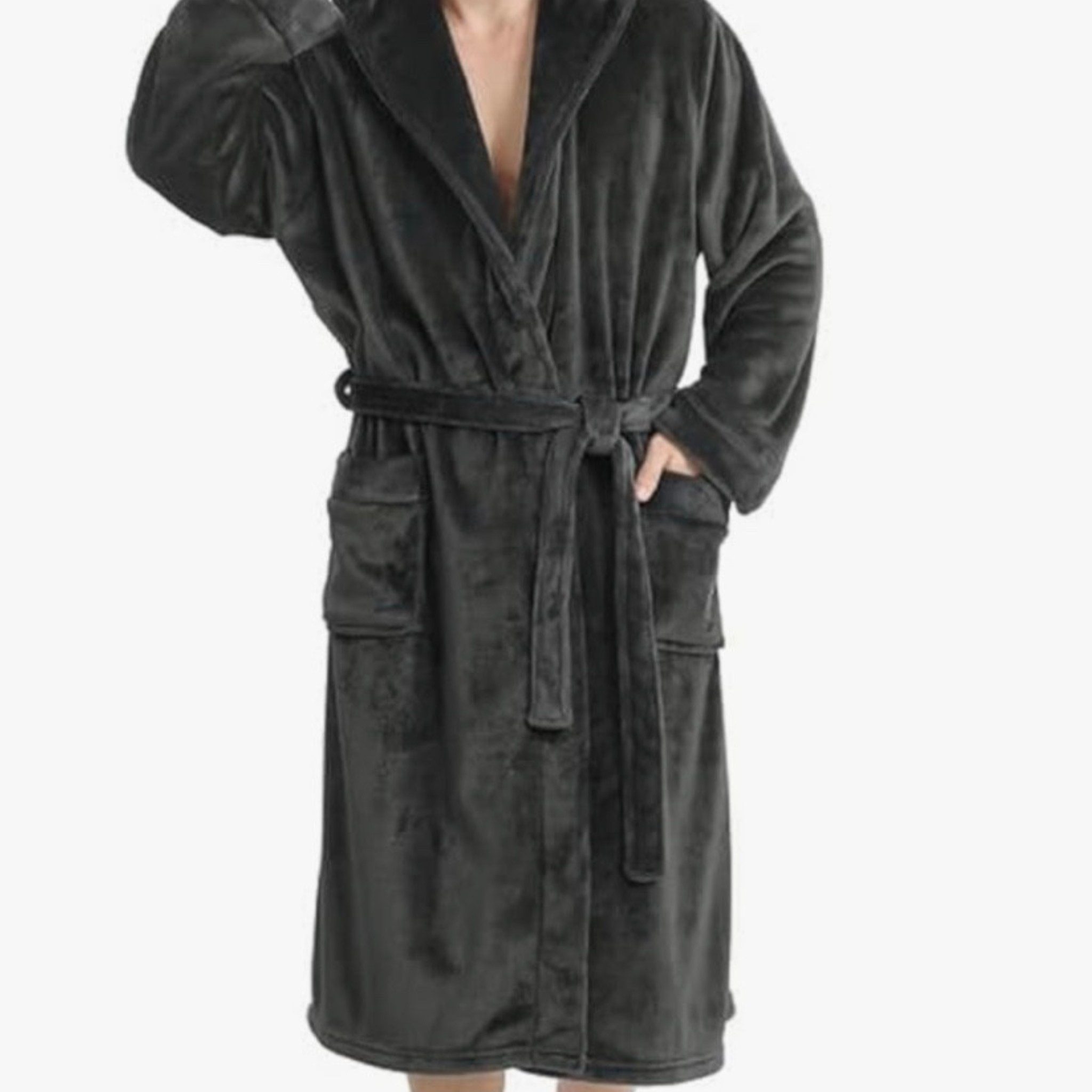 Yurhap Luxury Mens Robe with Hood, Ultra Cozy Fleece Bathrobe for Men, Plush Hooded Robe with Belt & 2 Pockets

#LTKdayinmylife #LTKHoliday #LTKGiftGuide