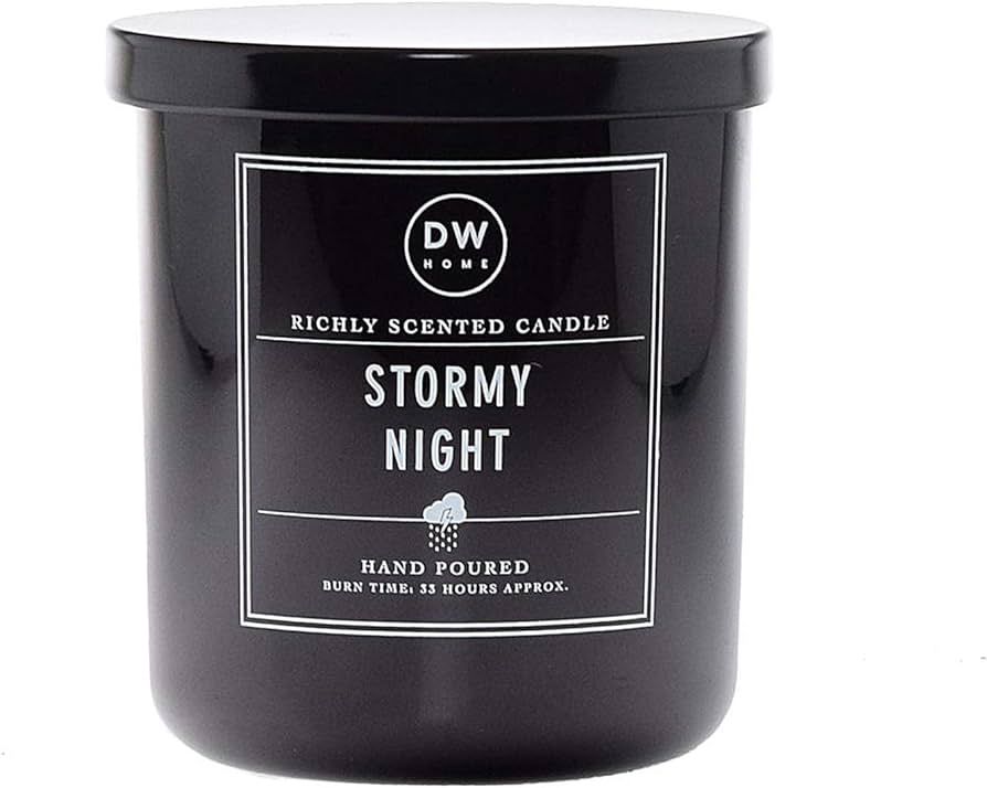 DW Home Richly Scented Stormy Night Single Wick Candle | Amazon (US)