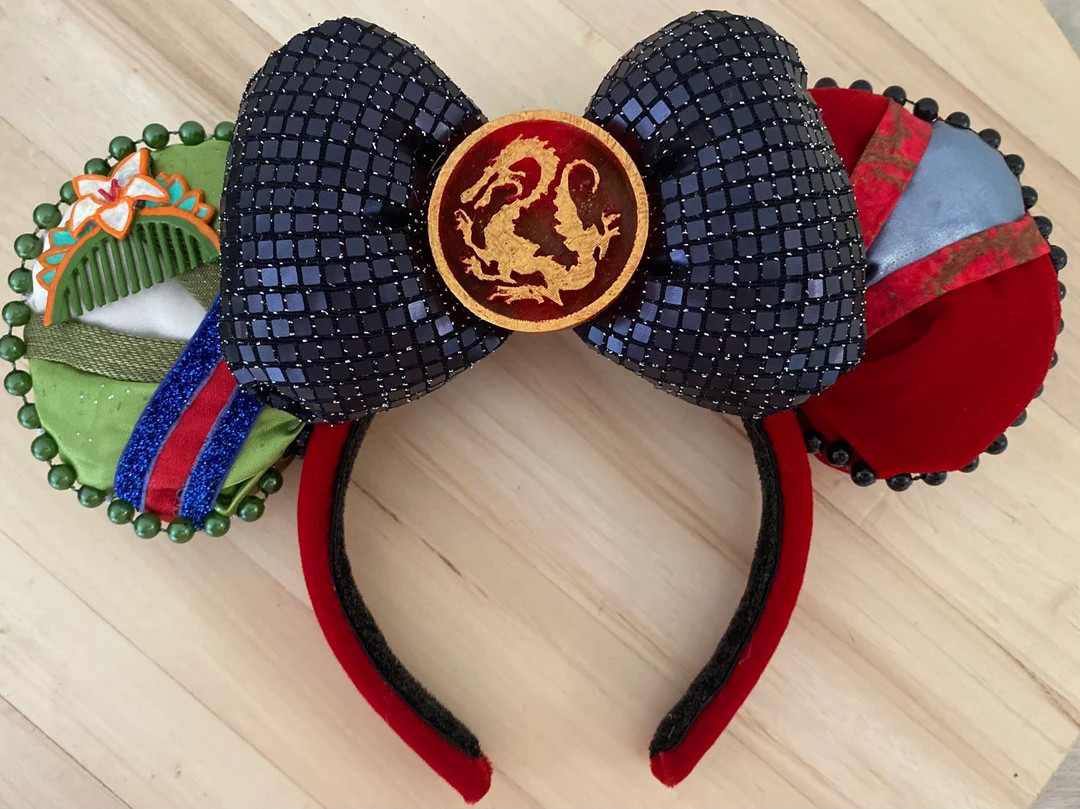 Mulan Inspired Ears - Disney Ears - Etsy | Etsy (US)