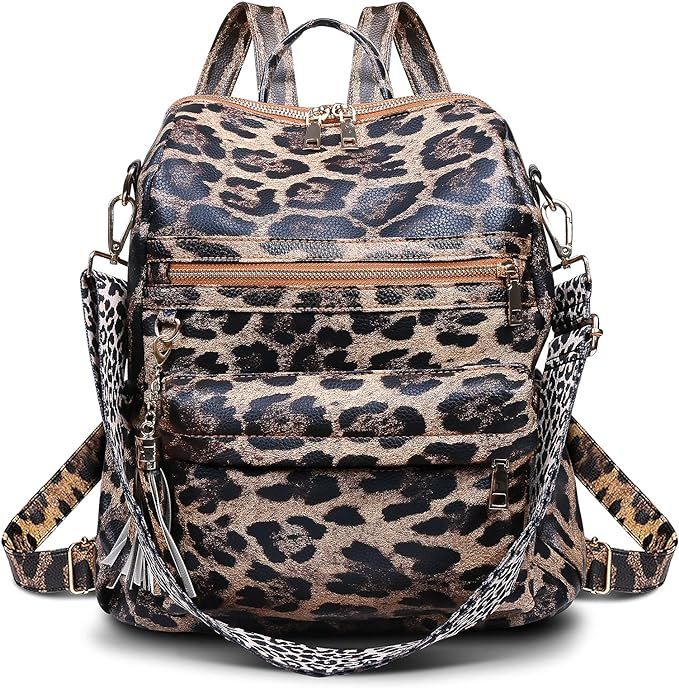Backpack Purse for Women Ladies Girls Fashion PU Leather Mini Shoulder bag Travel School Lightwei... | Amazon (US)